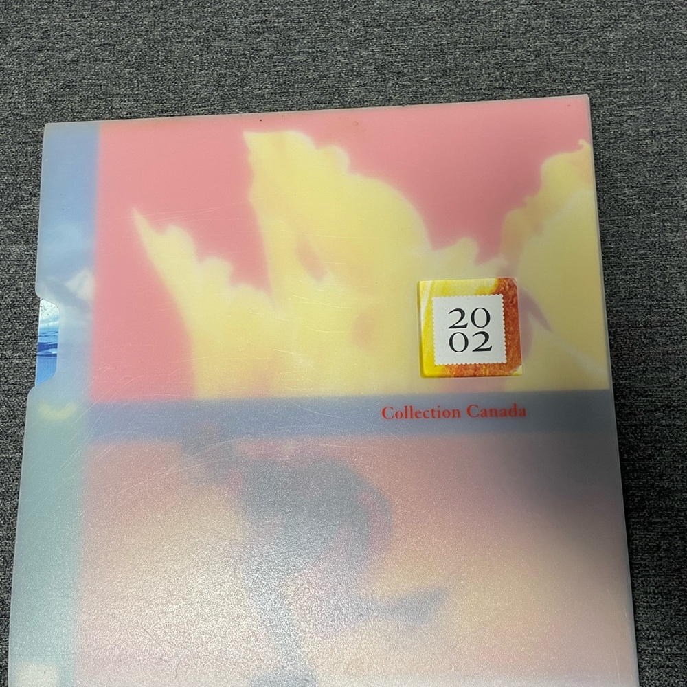 2002 Canada collection stamp book complete set